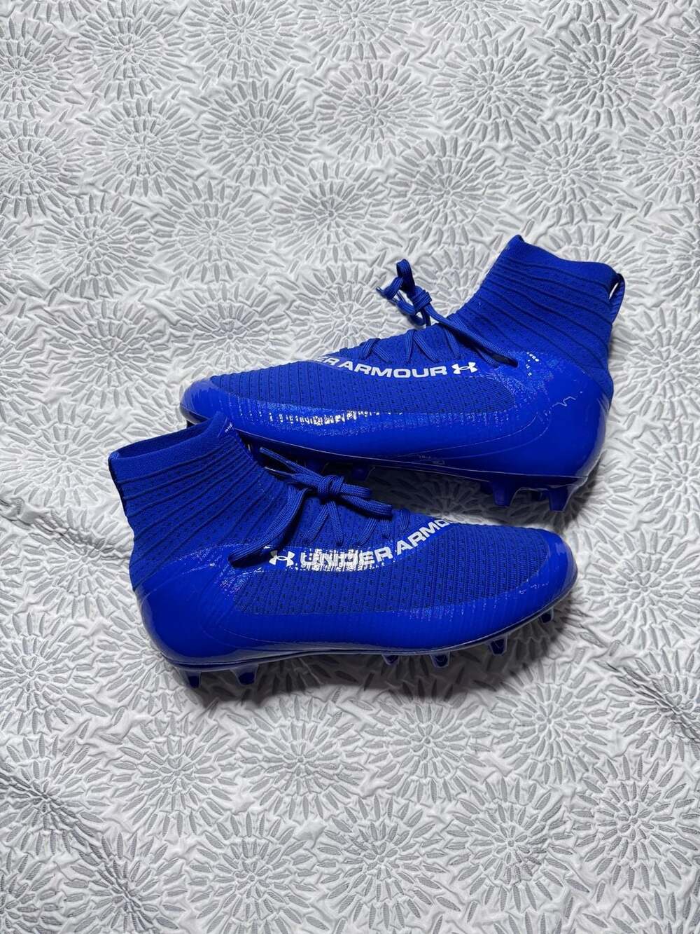Under Armour UA Highlight 2 MC Intelliknit Football Cleats Royal Blue